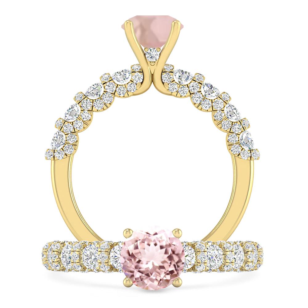 Yellow Gold - Morganite
