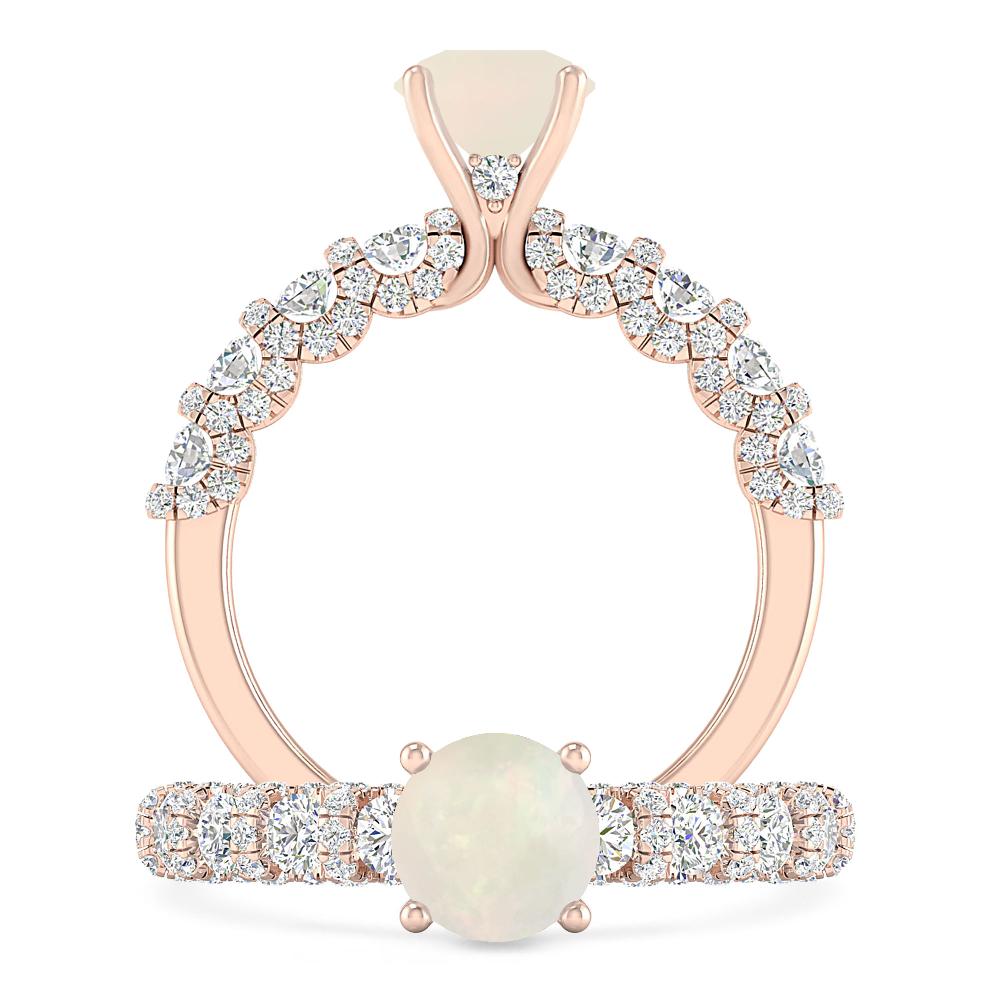 Rose Gold - Opal