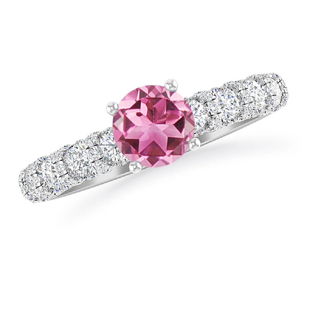 White Gold - Pink Tourmaline