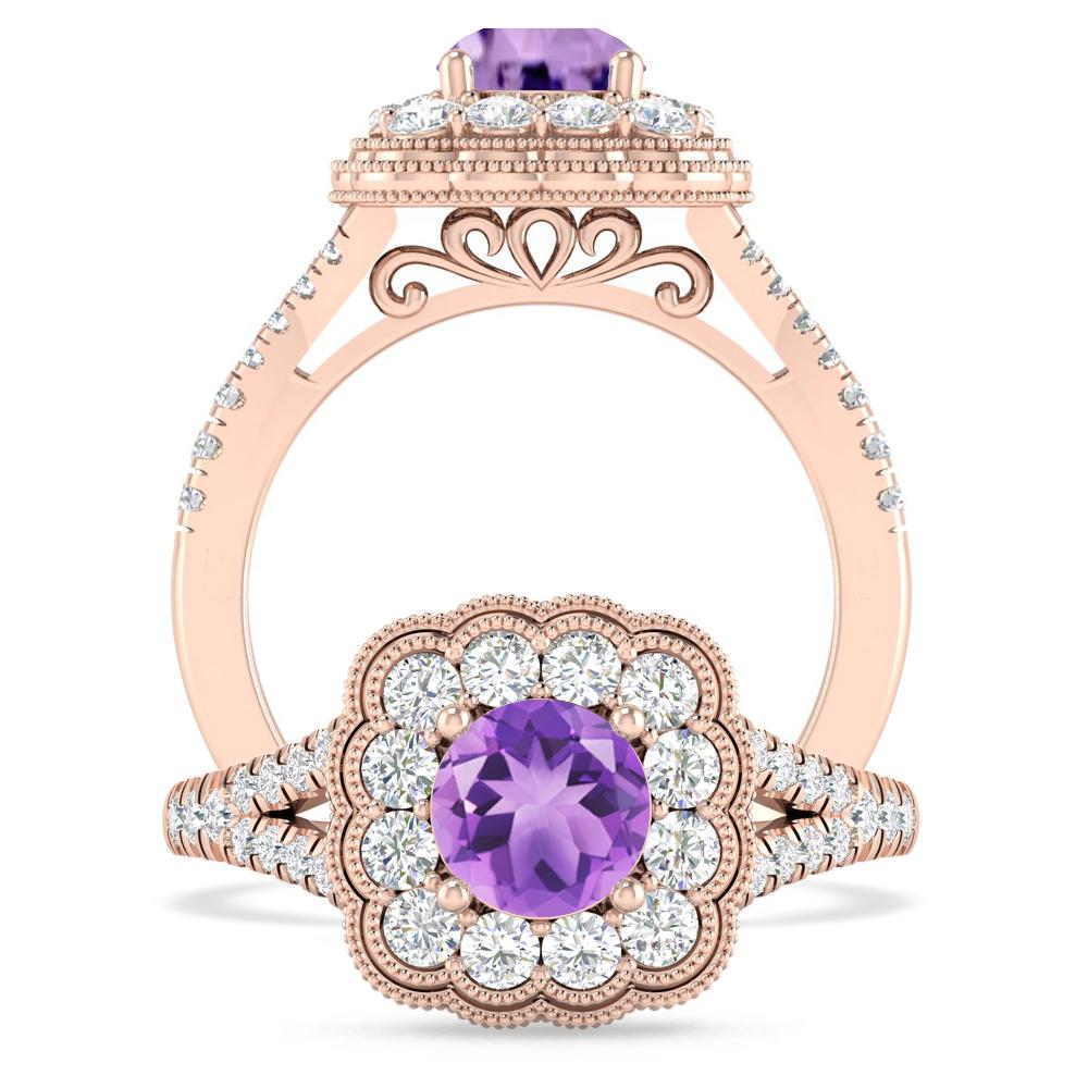 Rose Gold - Amethyst