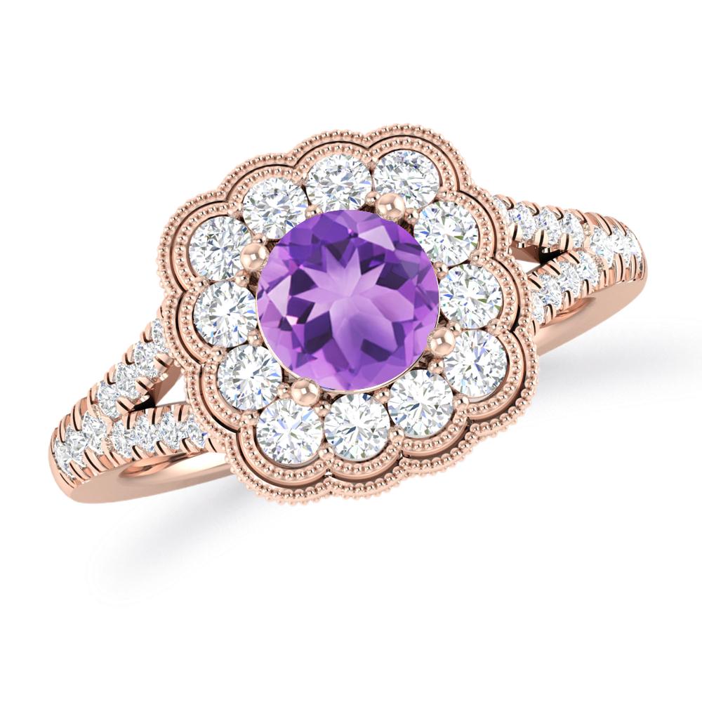 Rose Gold - Amethyst