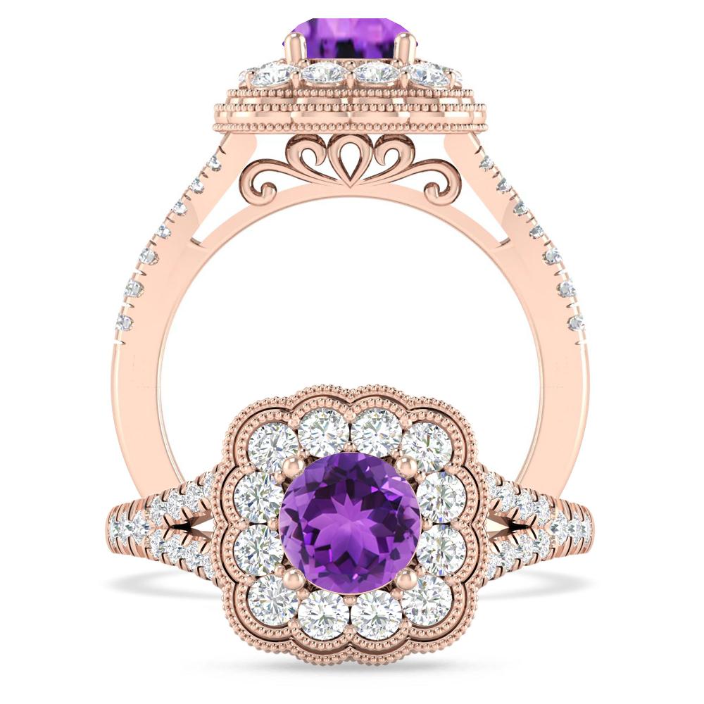 Rose Gold - Amethyst