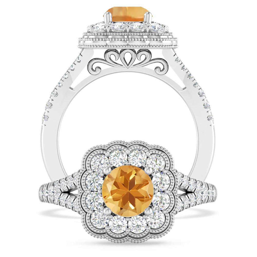 White Gold - Citrine