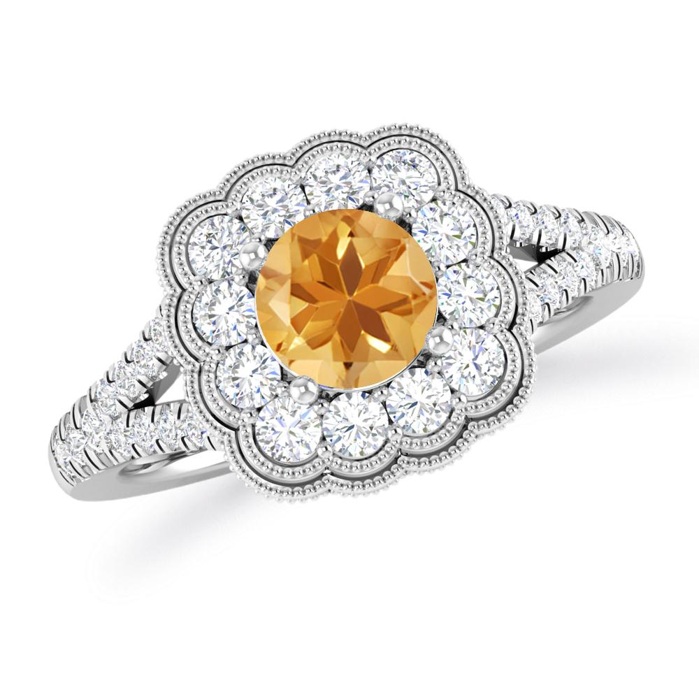 White Gold - Citrine