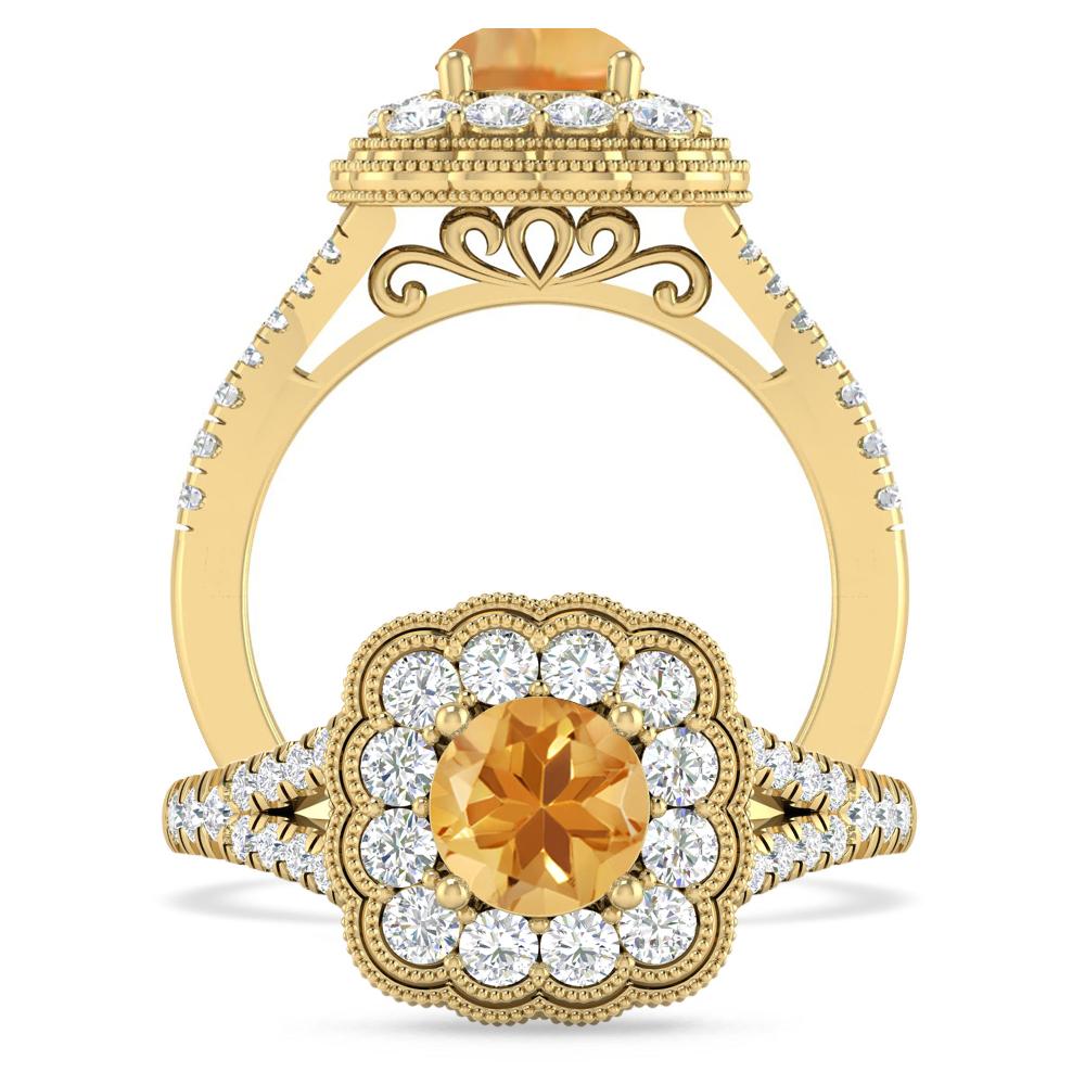 Yellow Gold - Citrine