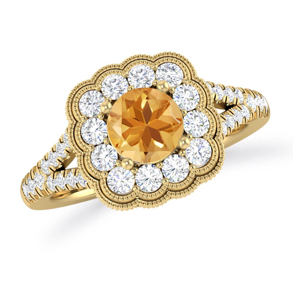 Yellow Gold - Citrine