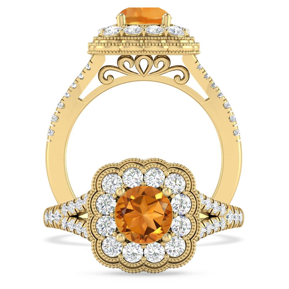 Yellow Gold - Citrine