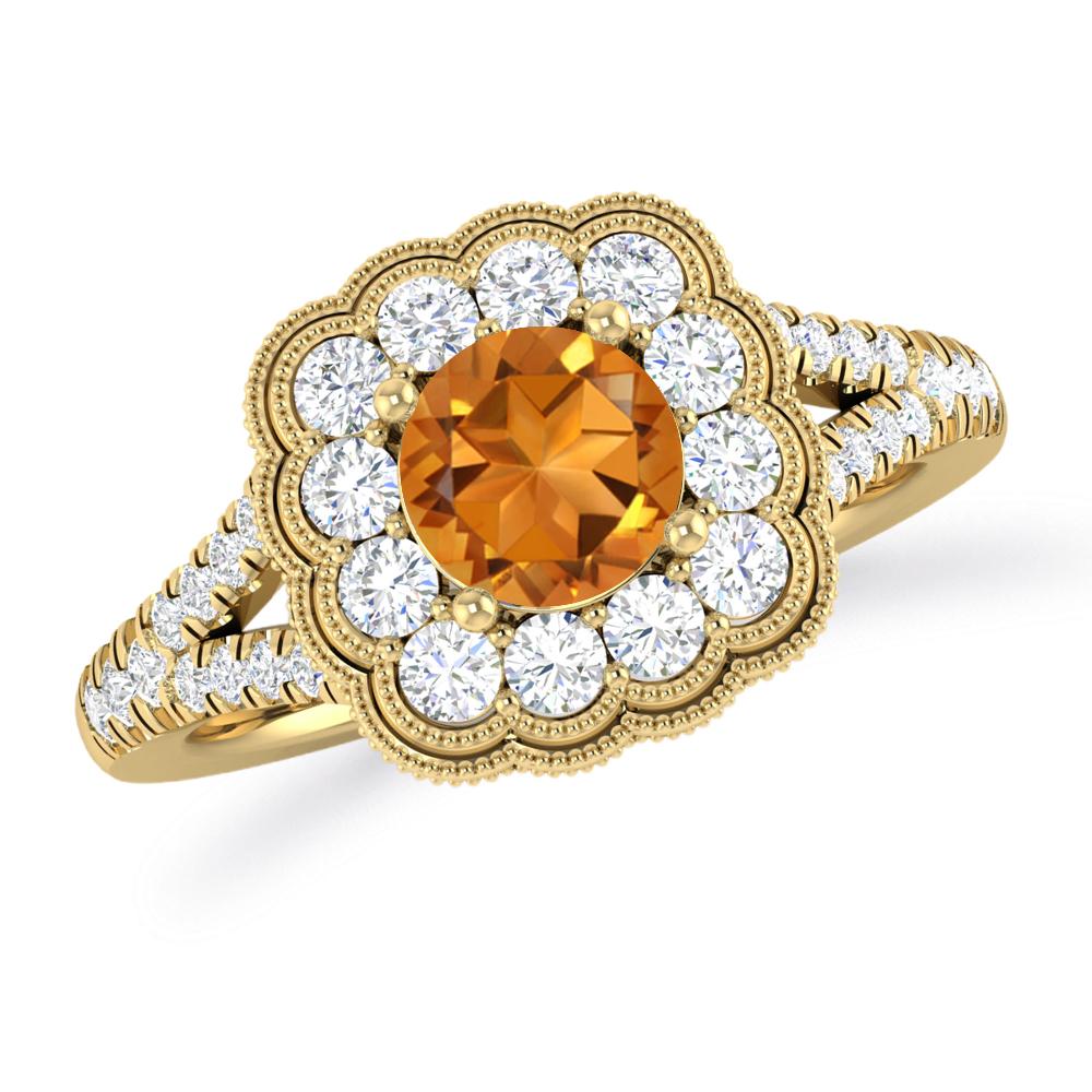 Yellow Gold - Citrine
