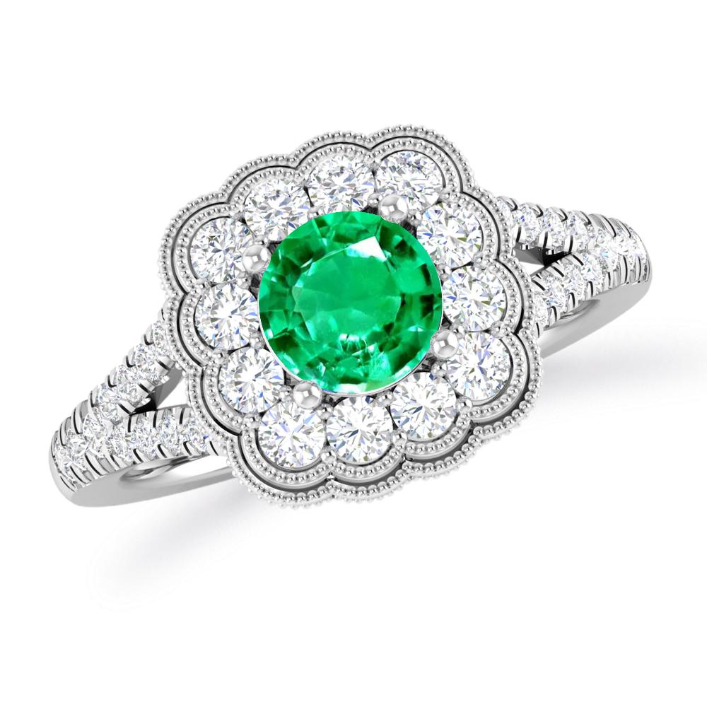 White Gold - Emerald