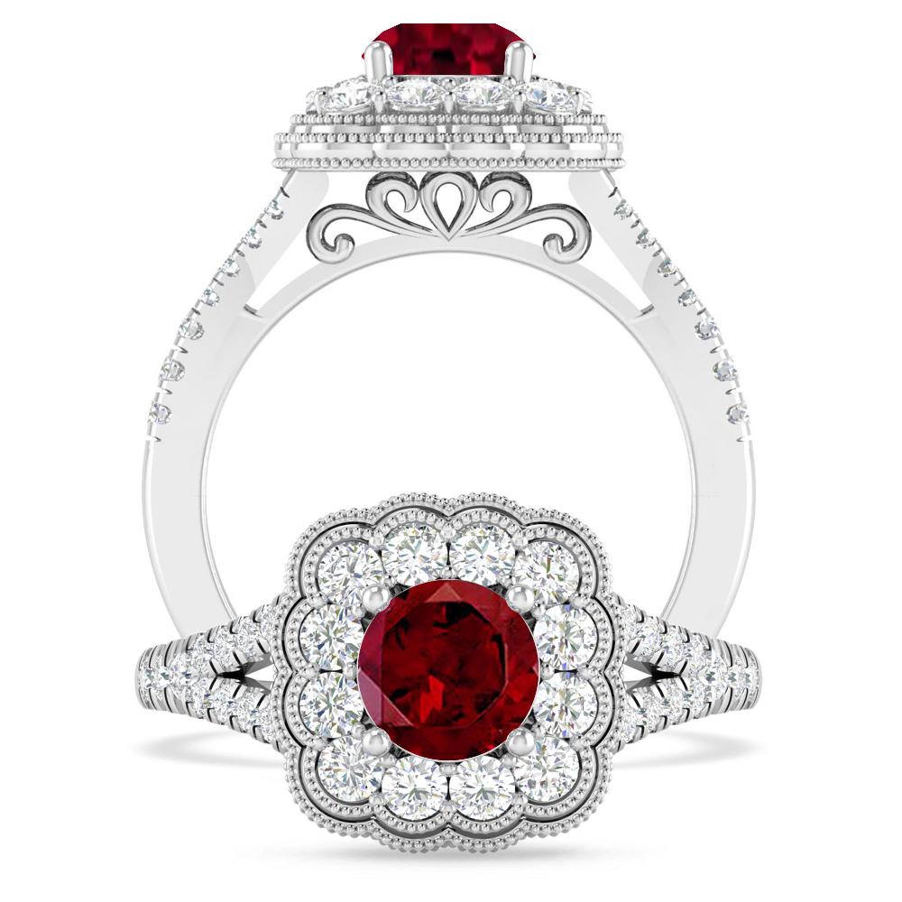 White Gold - Garnet