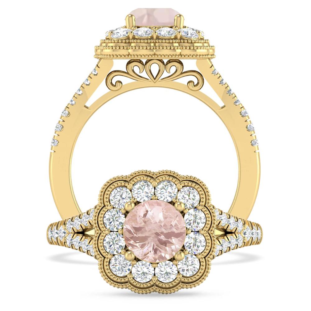 Yellow Gold - Morganite