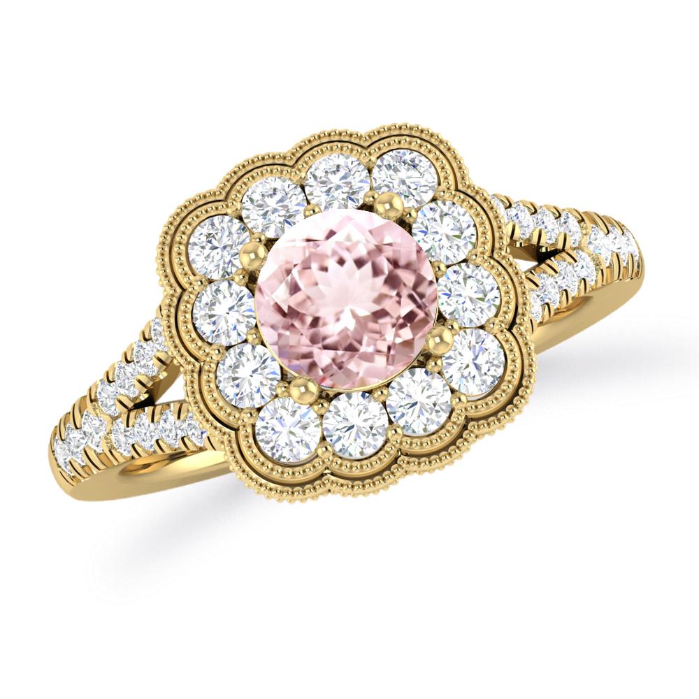 Yellow Gold - Morganite