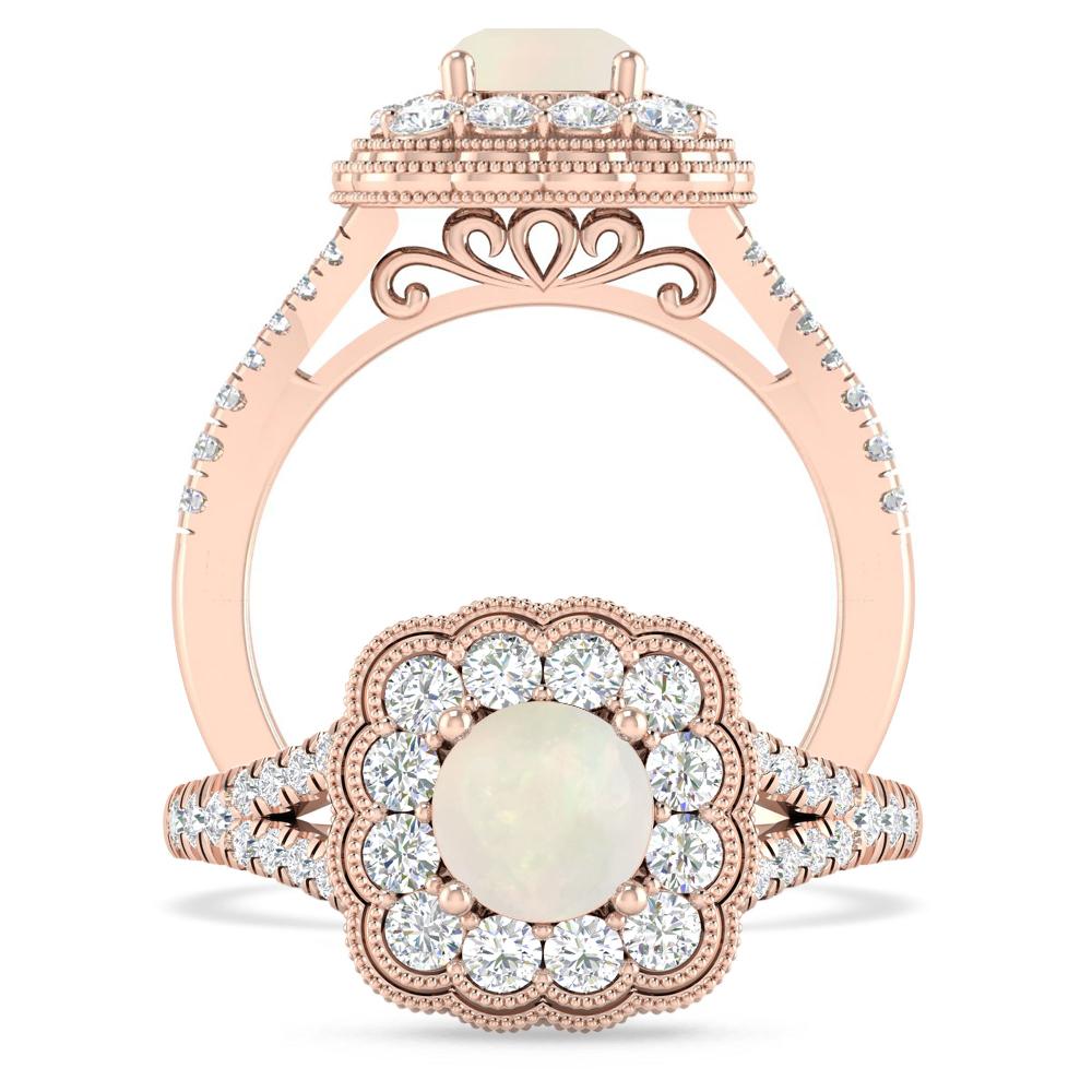Rose Gold - Opal