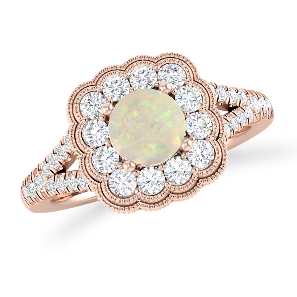 Rose Gold - Opal