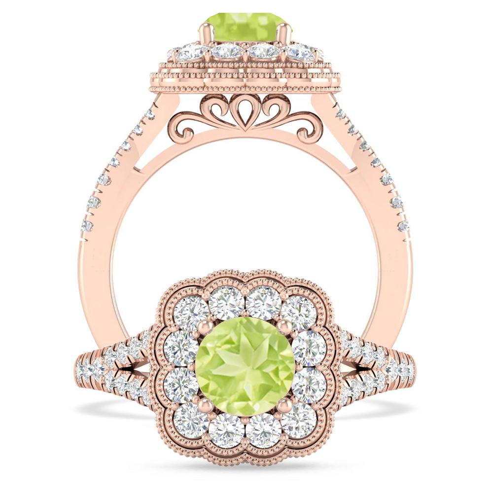 Rose Gold - Peridot