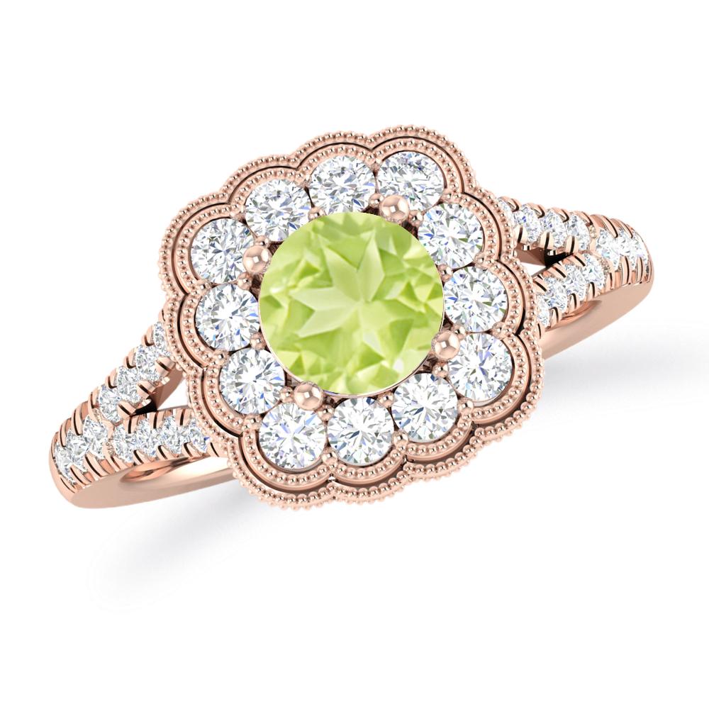Rose Gold - Peridot