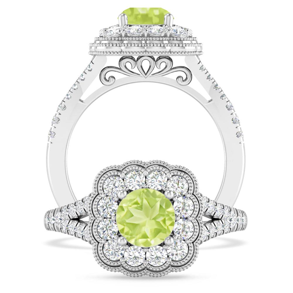 White Gold - Peridot