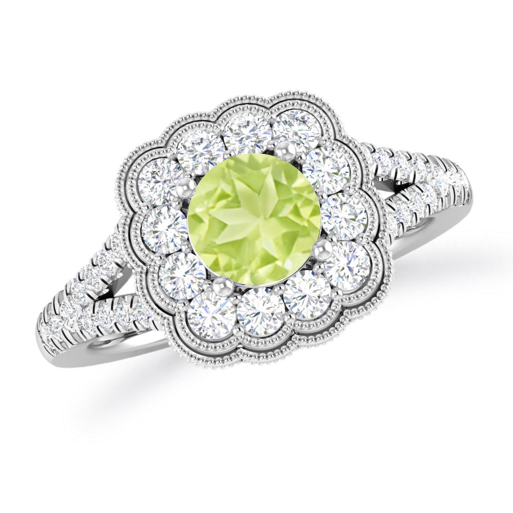 White Gold - Peridot