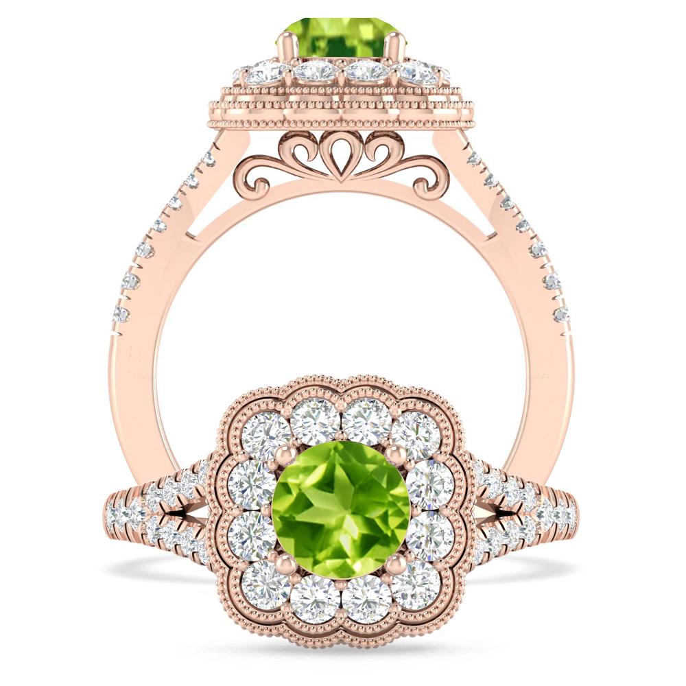 Rose Gold - Peridot