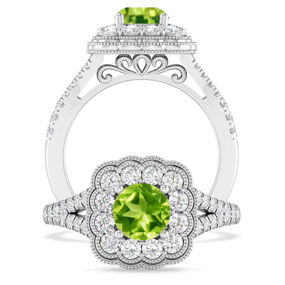 White Gold - Peridot