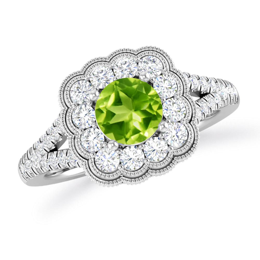 White Gold - Peridot