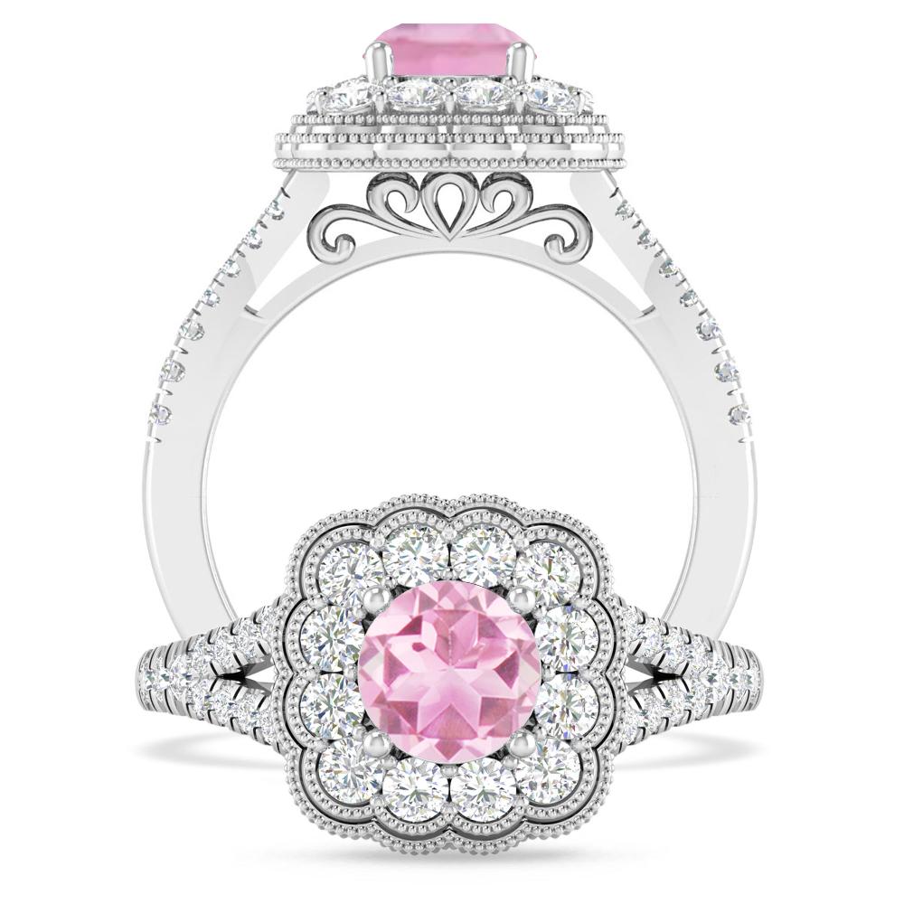 White Gold - Pink Tourmaline