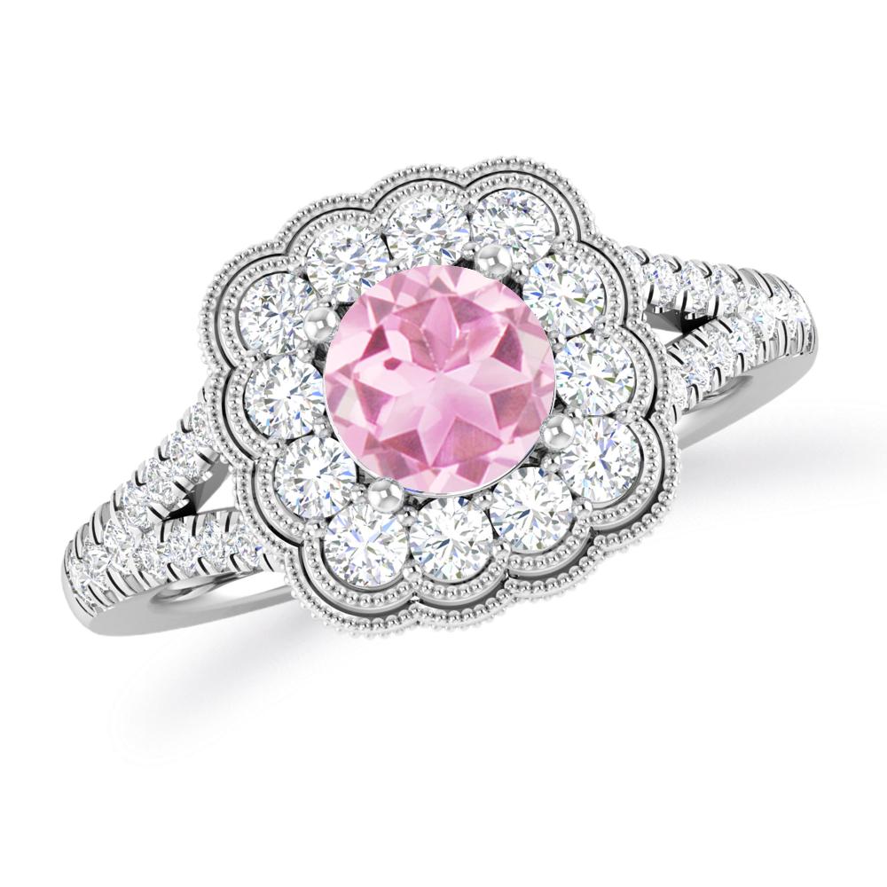 White Gold - Pink Tourmaline