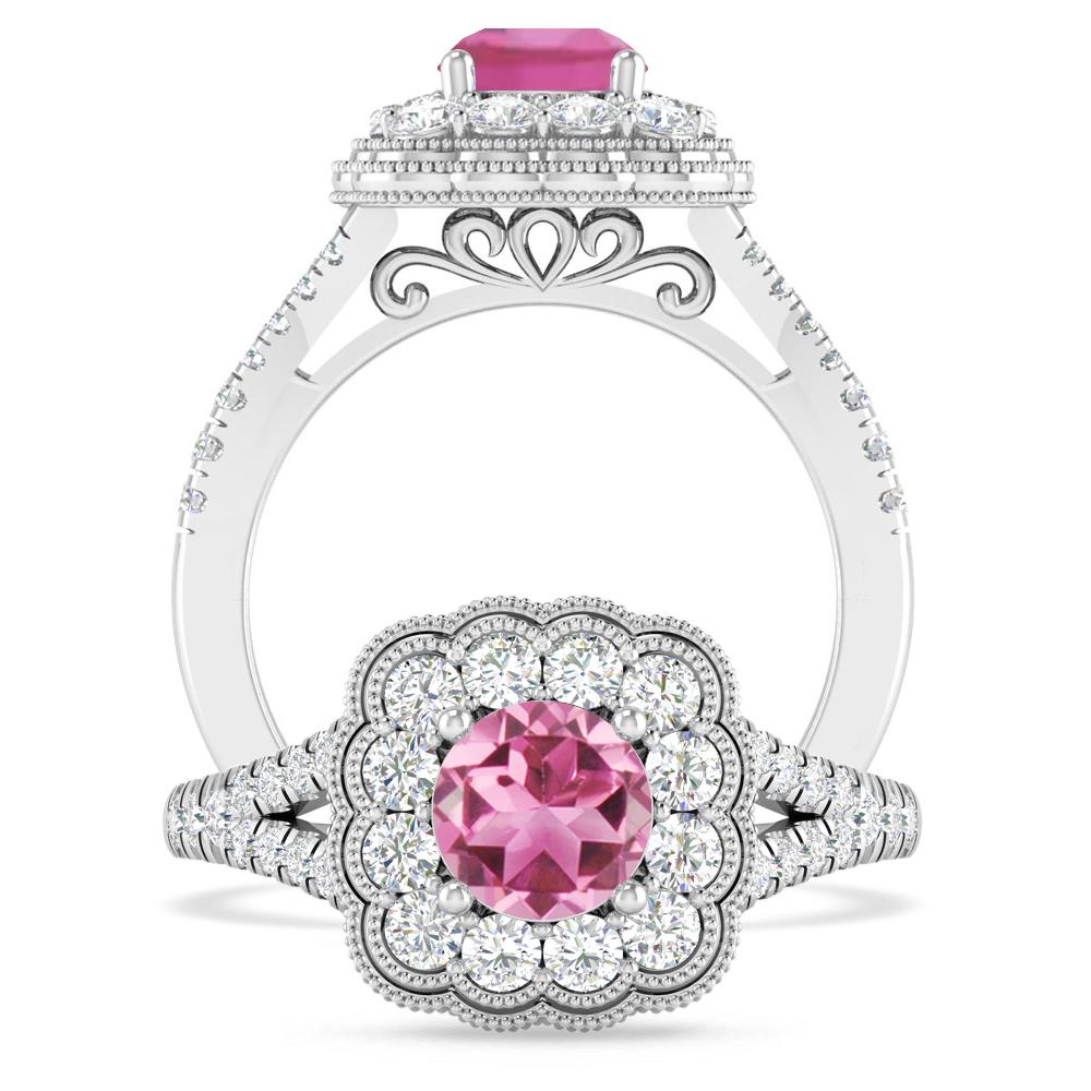 White Gold - Pink Tourmaline