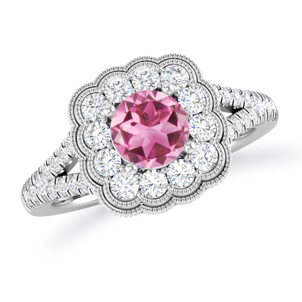 White Gold - Pink Tourmaline