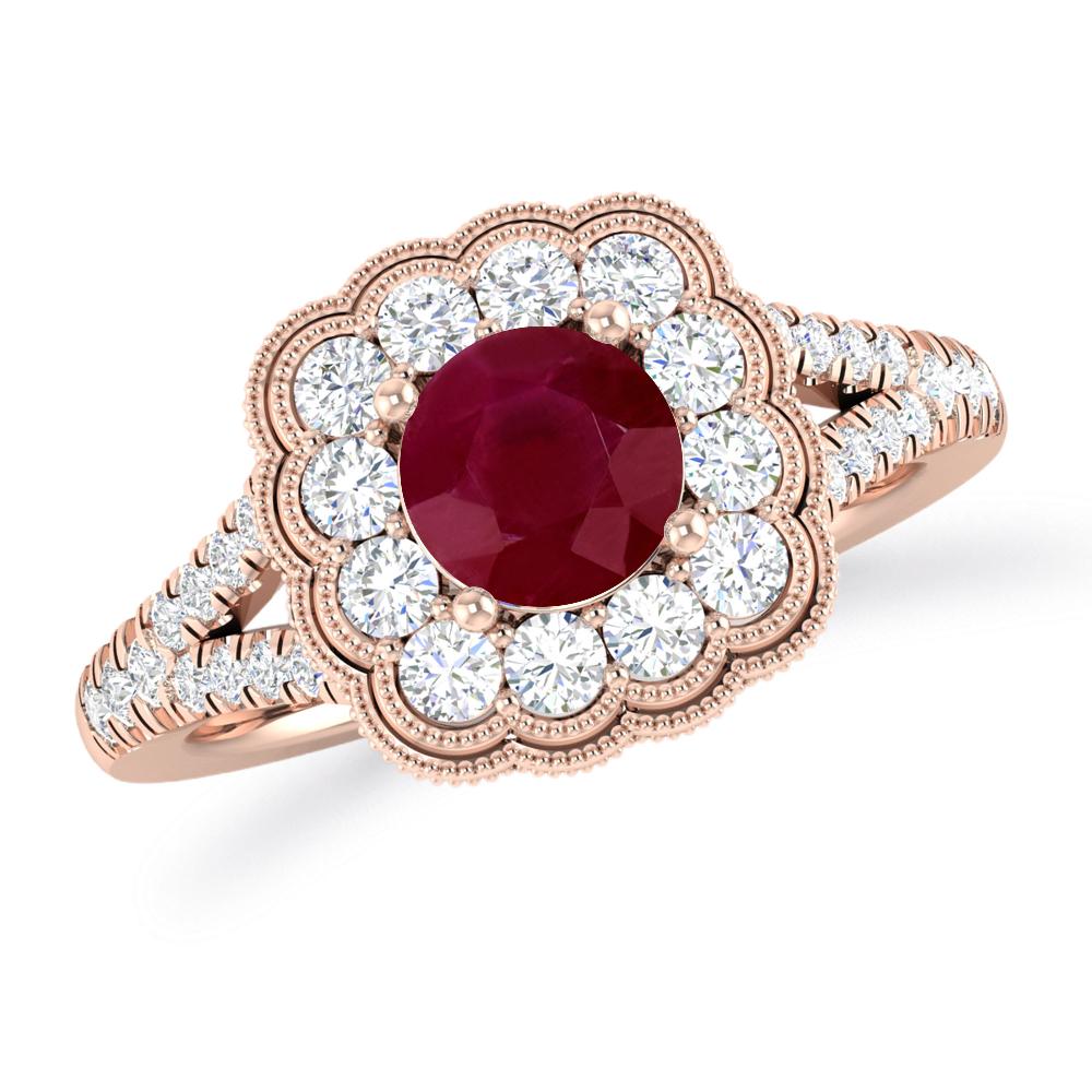 Rose Gold - Ruby