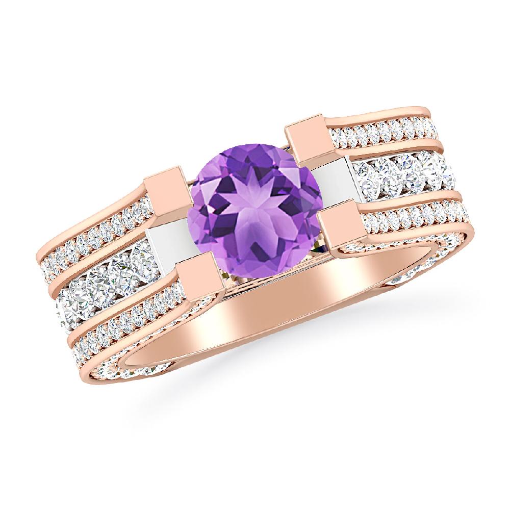 Rose Gold - Amethyst