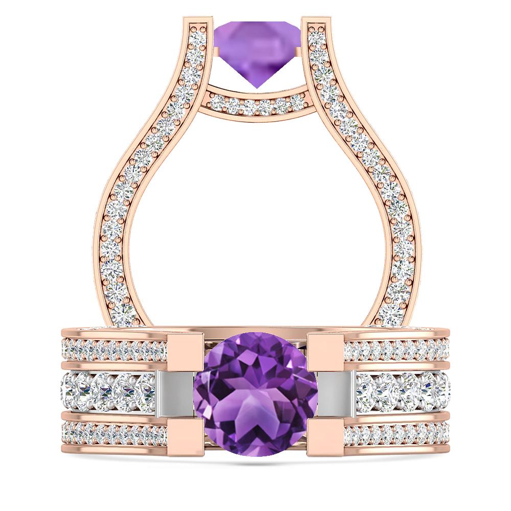 Rose Gold - Amethyst