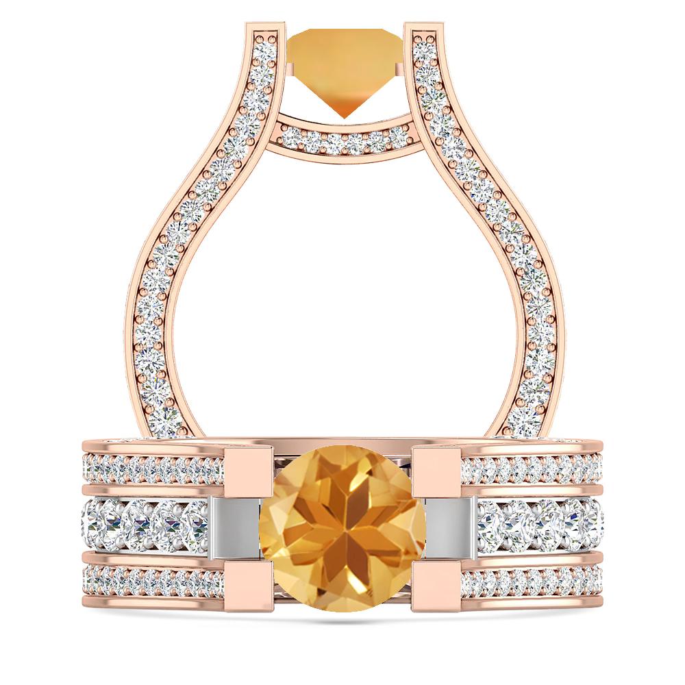 Rose Gold - Citrine