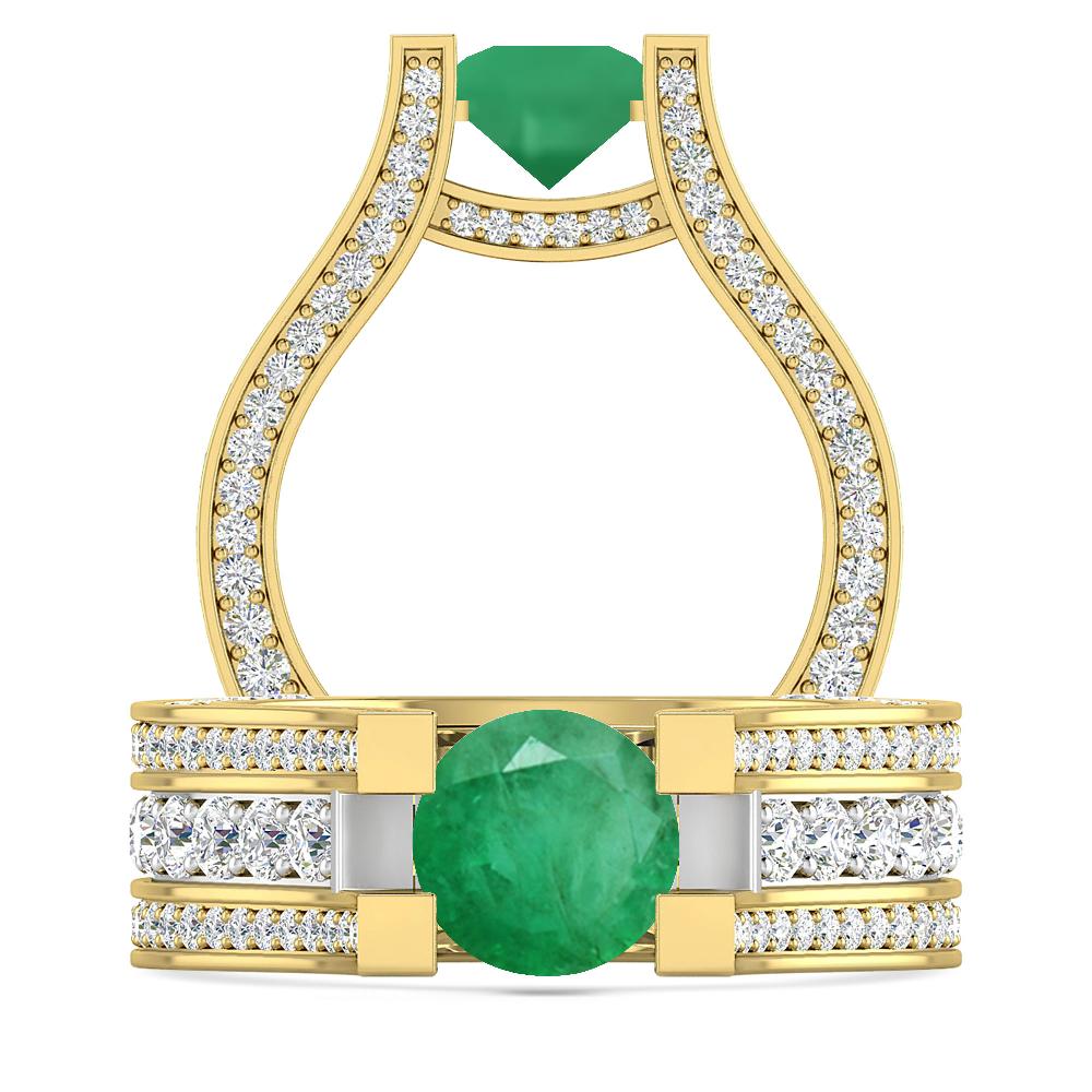 Yellow Gold - Emerald