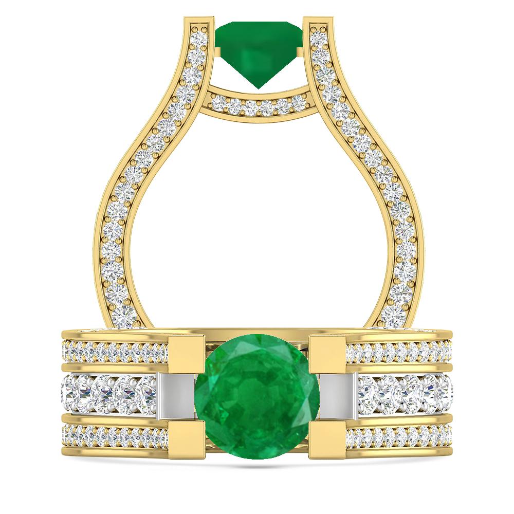 Yellow Gold - Emerald