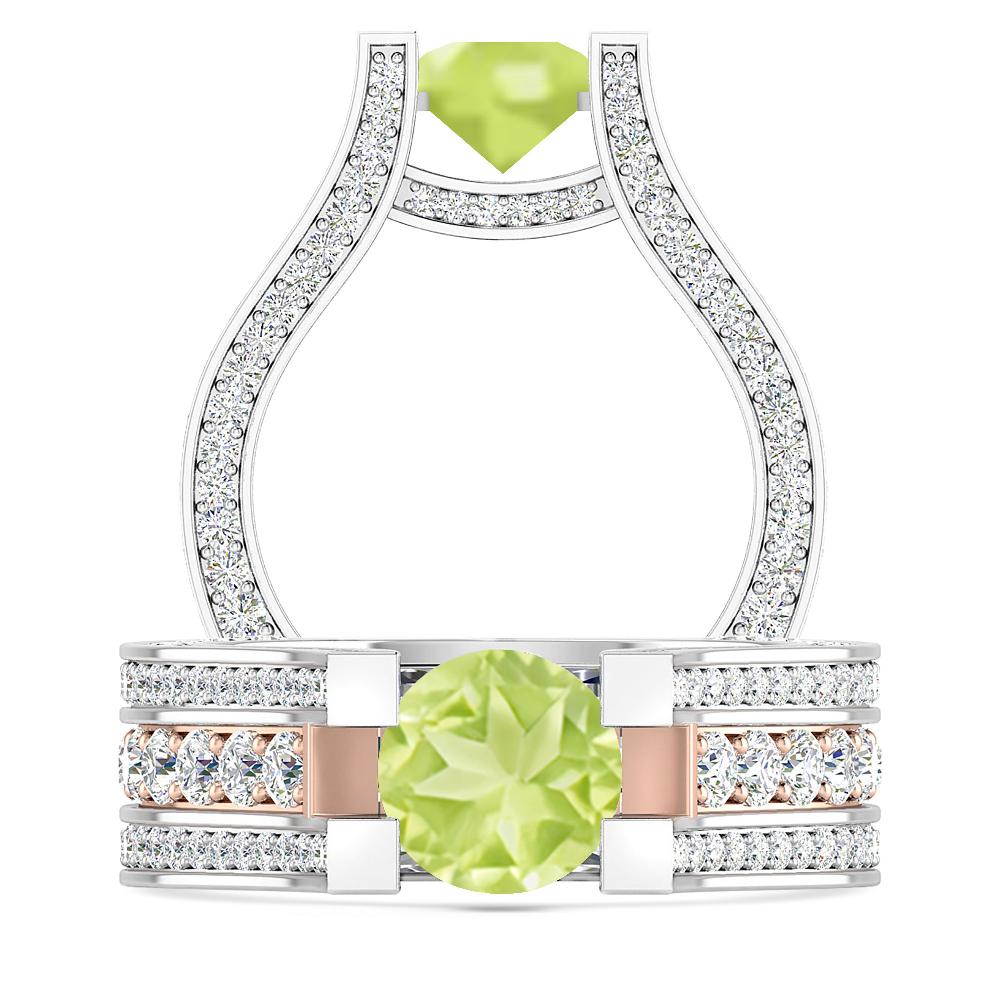 White Gold - Peridot