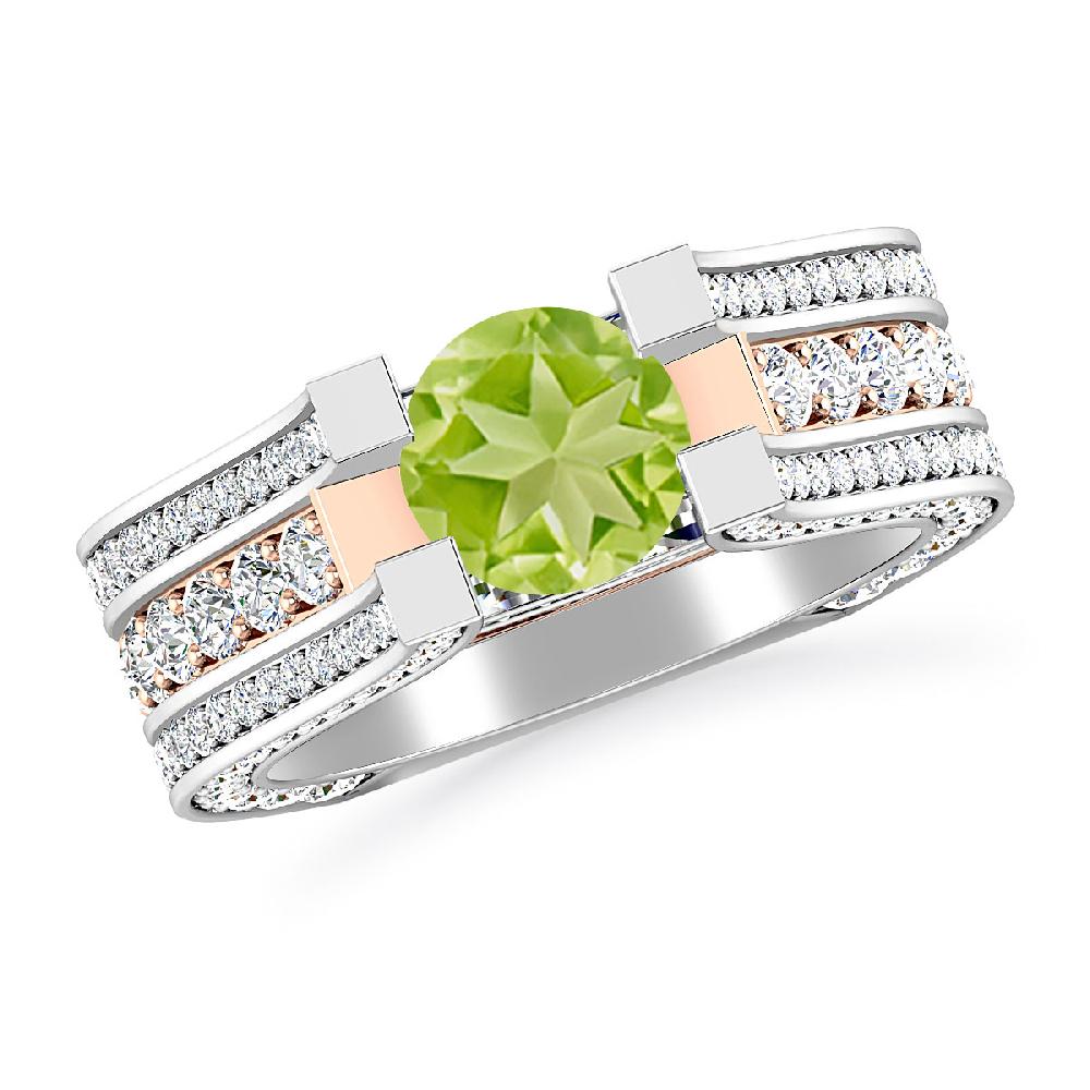 White Gold - Peridot