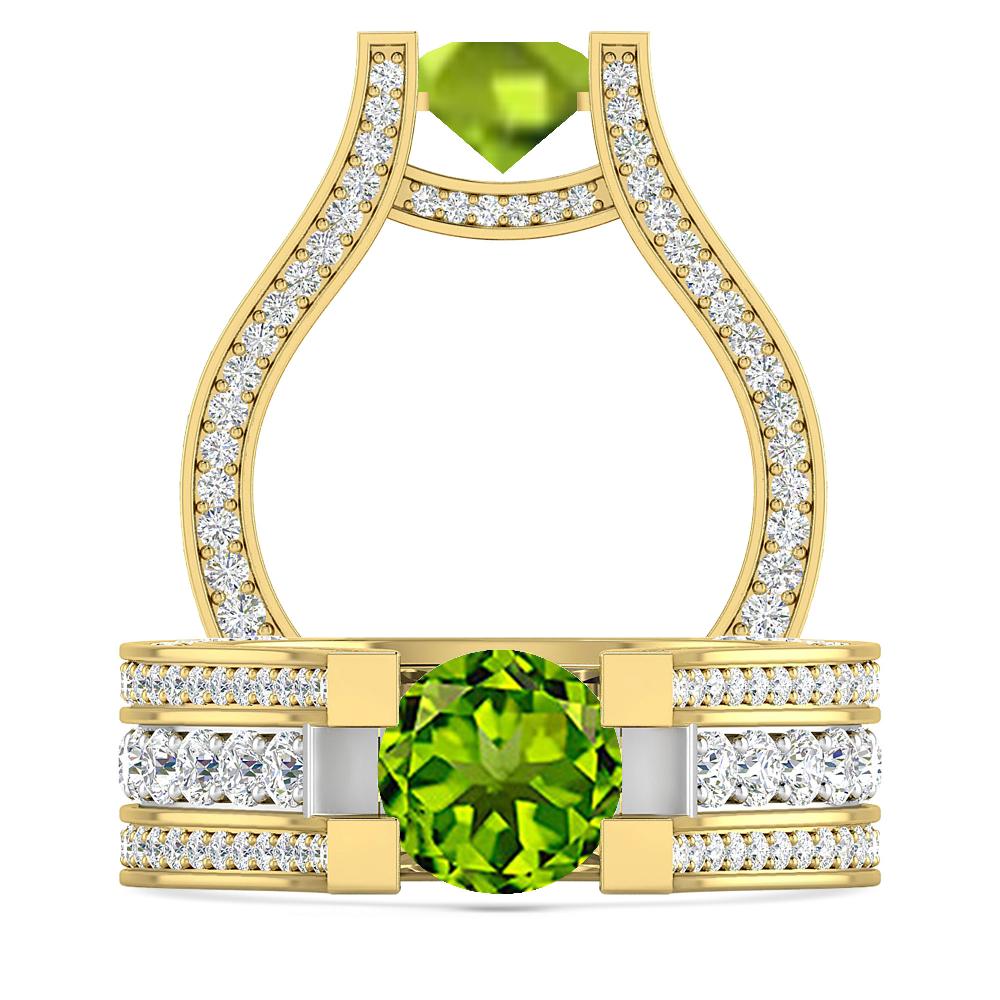 Yellow Gold - Peridot