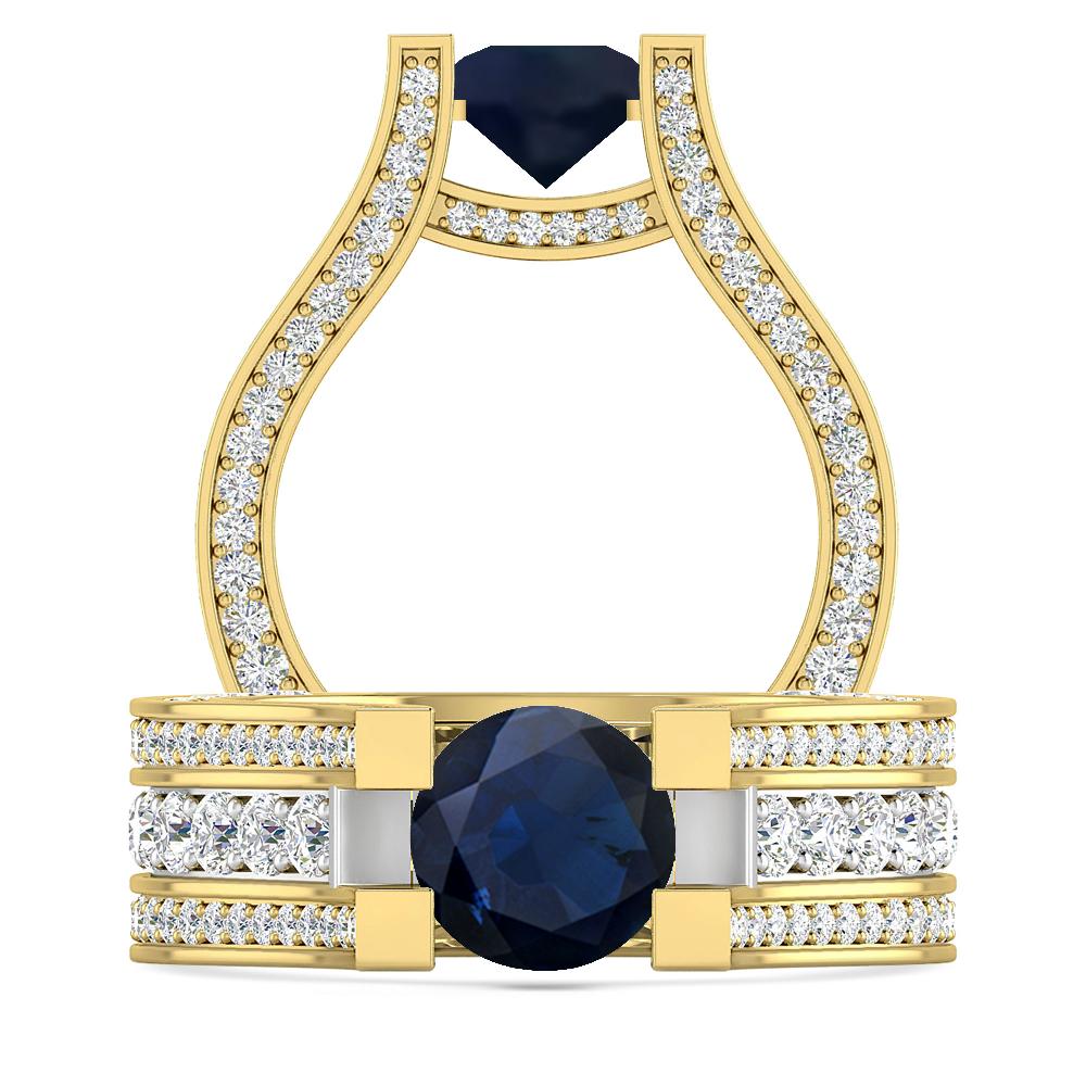 Yellow Gold - Sapphire