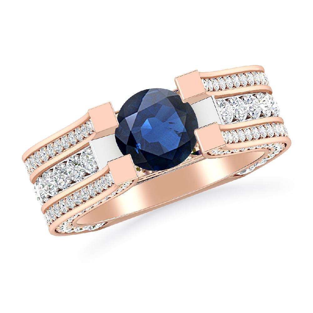 Rose Gold - Sapphire