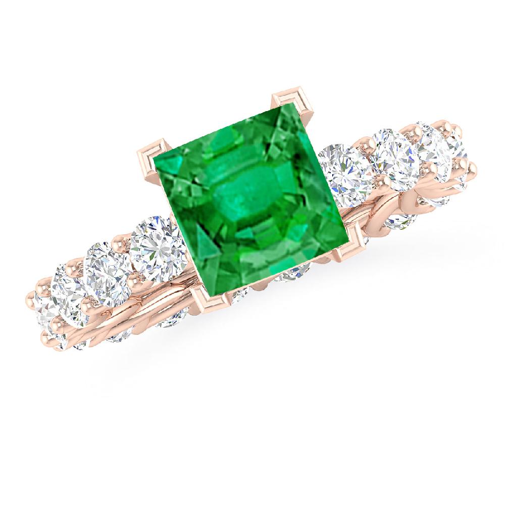 Rose Gold - Emerald