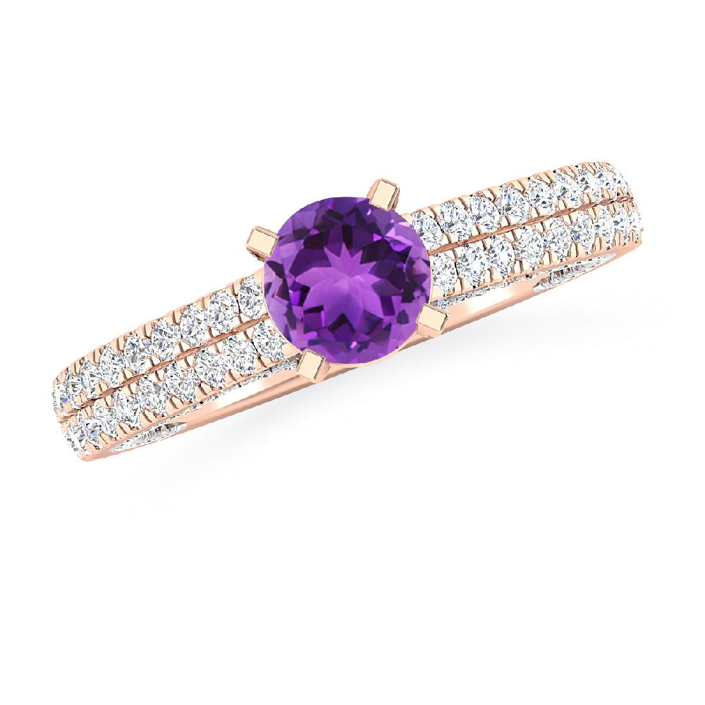 Rose Gold - Amethyst