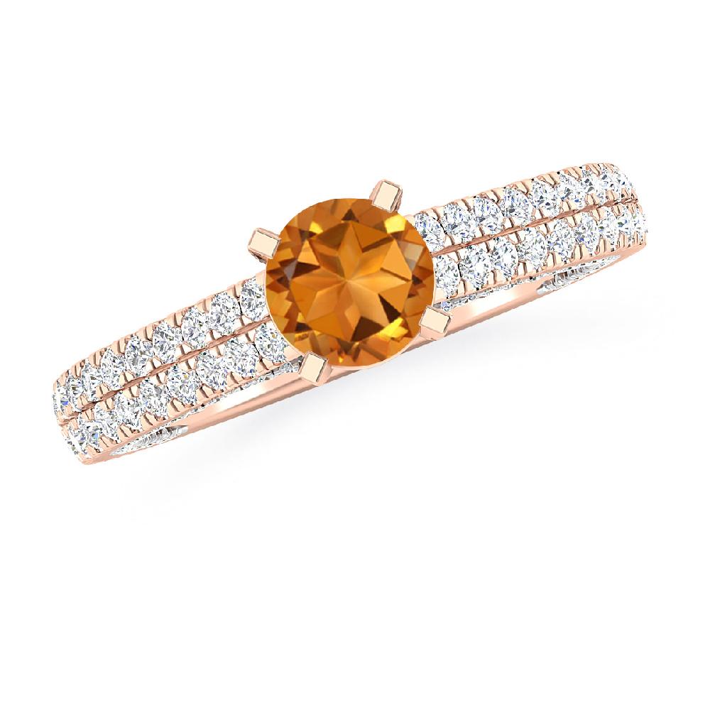 Rose Gold - Citrine