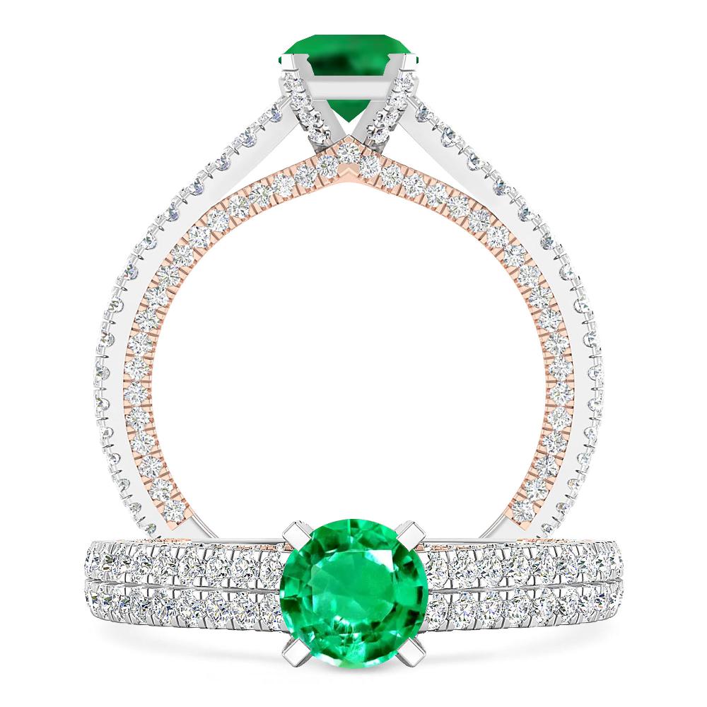 White Gold - Emerald