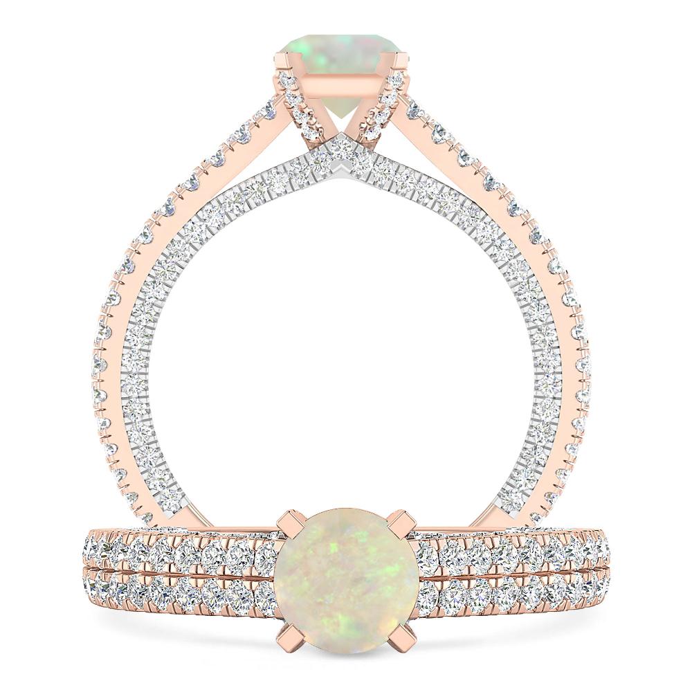 Rose Gold - Opal