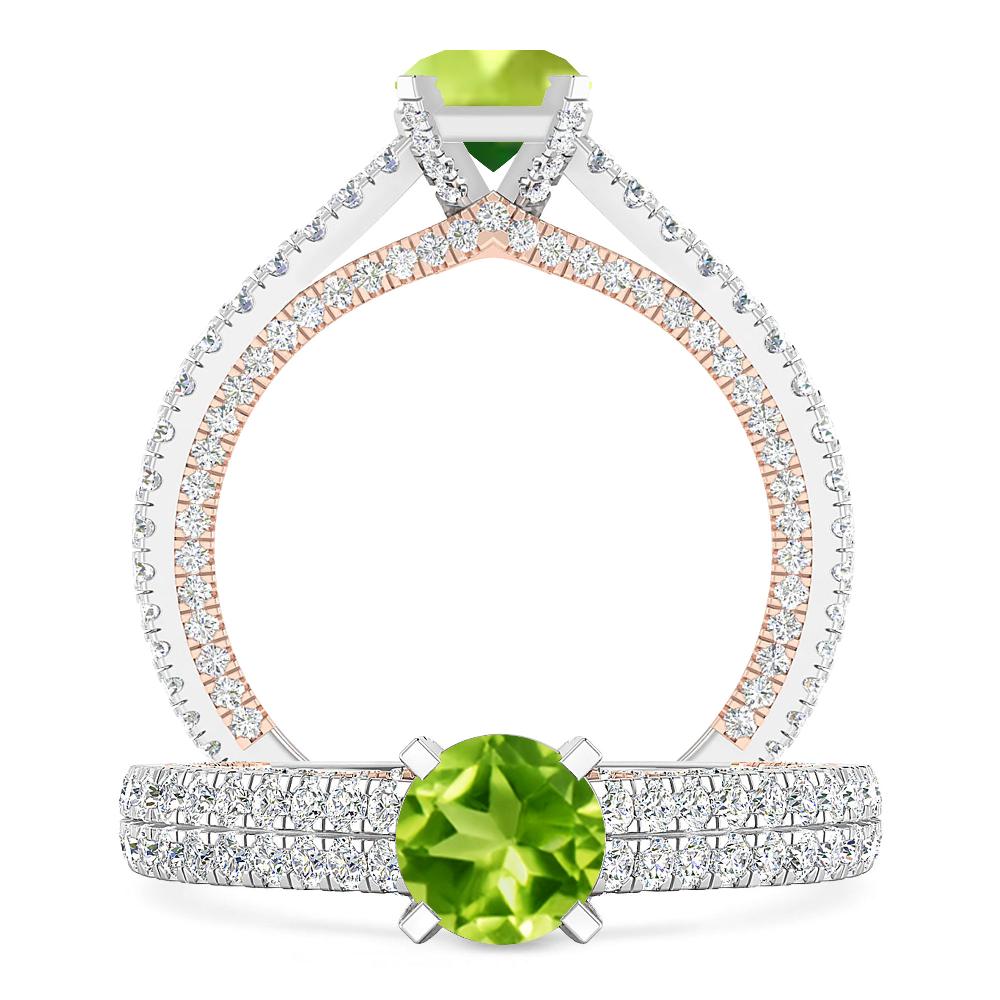 White Gold - Peridot