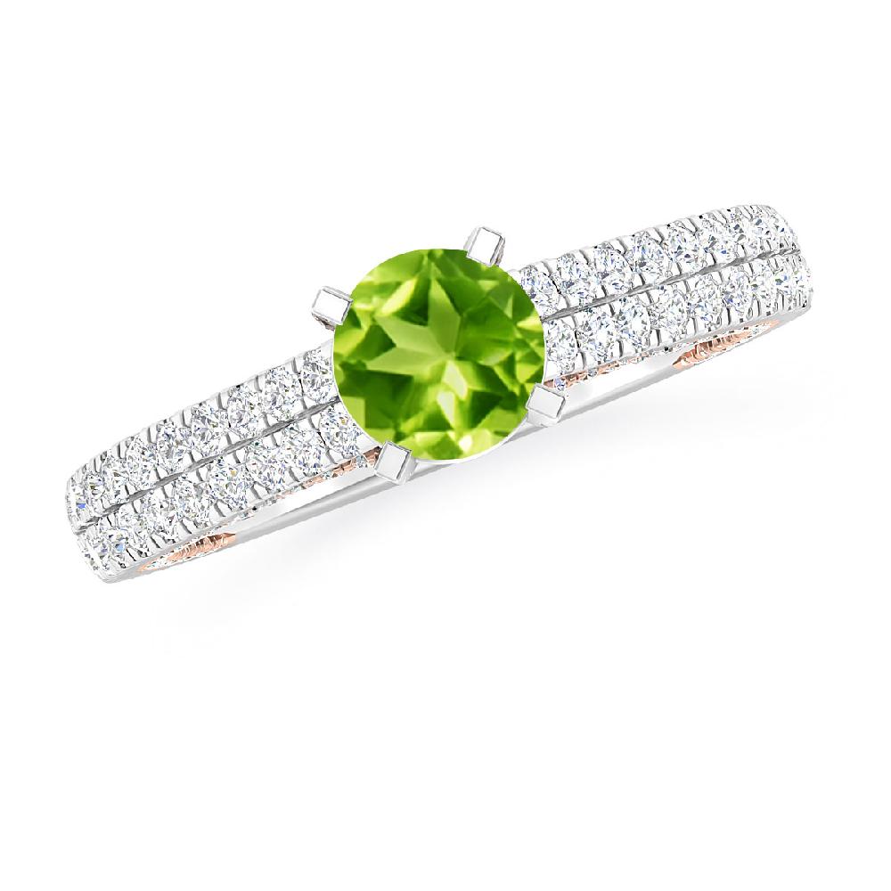 White Gold - Peridot