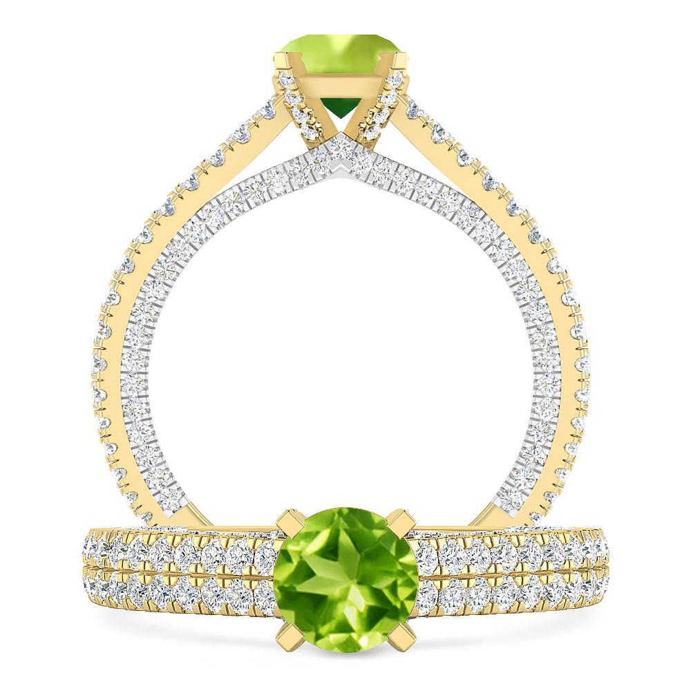 Yellow Gold - Peridot