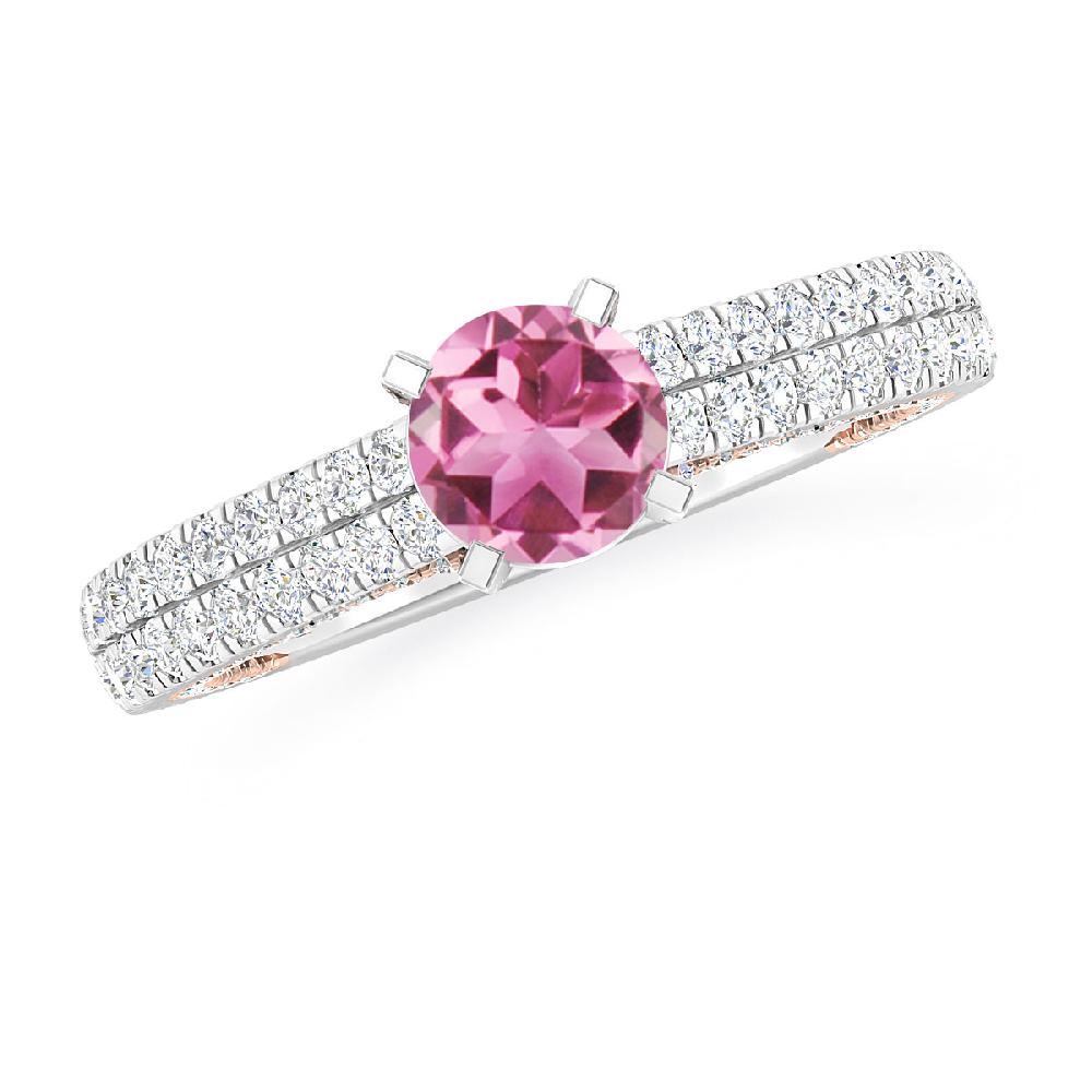 White Gold - Pink Tourmaline