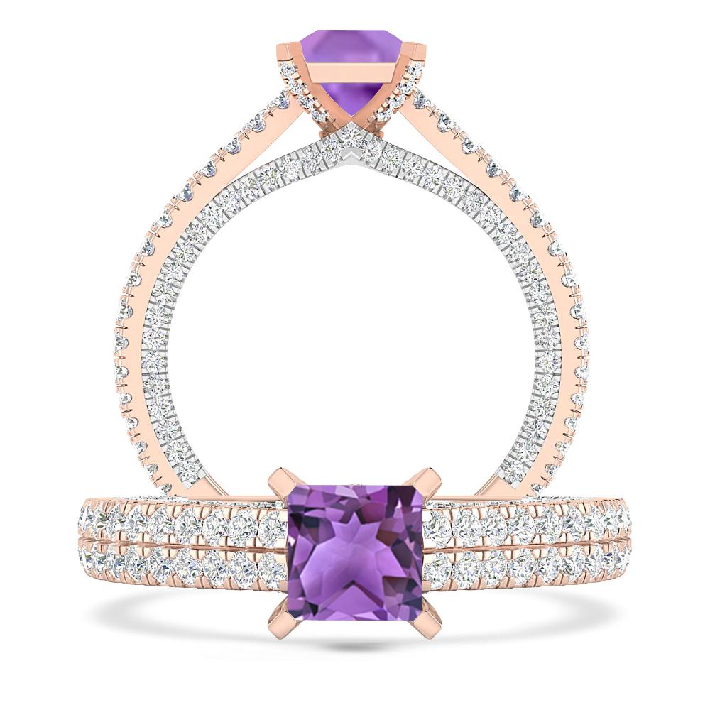 Rose Gold - Amethyst